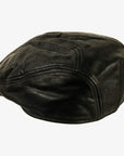 Bookie | Mens Leather Flat Cap