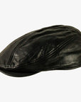 Bookie | Mens Leather Flat Cap