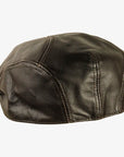 Bookie | Mens Leather Flat Cap