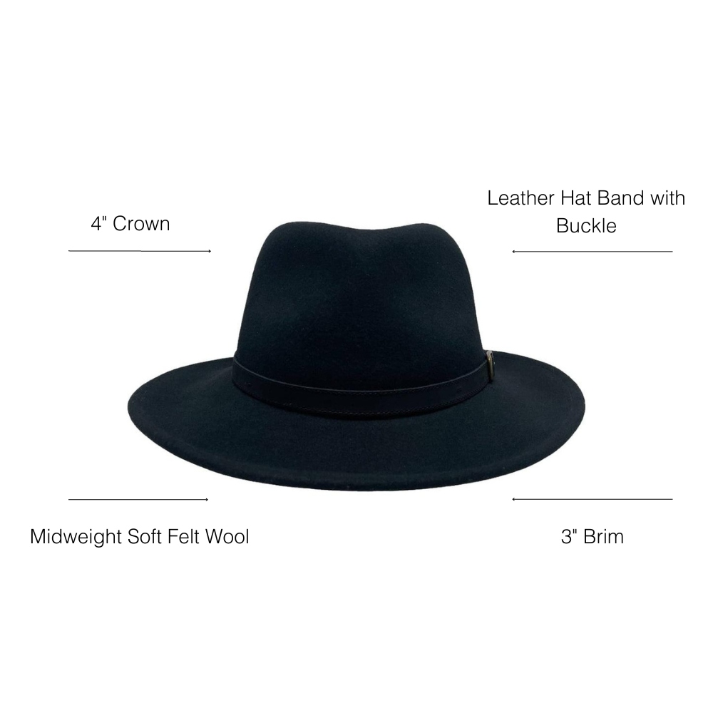 Felt Fedora Hat - The Boondocks – American Hat Makers