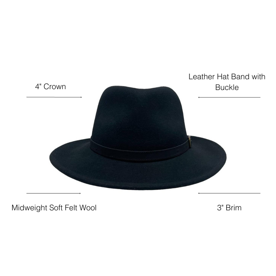 Felt Fedora Hat - The Boondocks – American Hat Makers