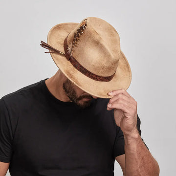 Bootlegger | Mens Ivory Felt Fedora Hat