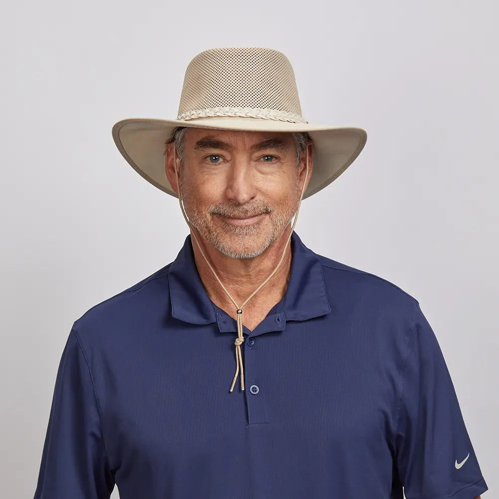 Blue beach hat sales