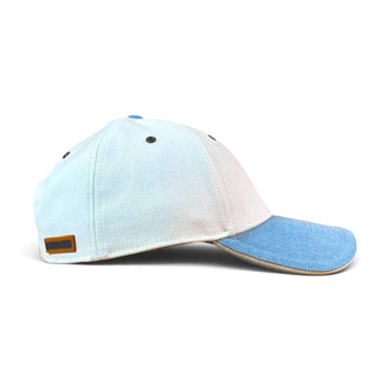 Whitecap | Mens White & Denim Ball Cap