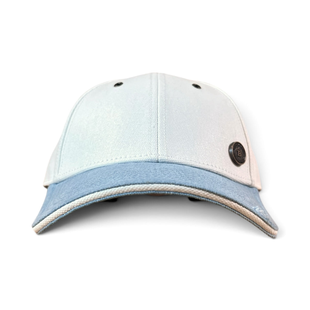 Whitecap | Mens White & Denim Ball Cap