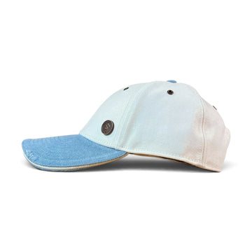 Whitecap | Mens White & Denim Ball Cap
