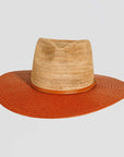 Bristol | Womens Raffia Straw Sun Hat with Toyo Straw Brim