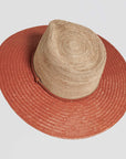 Bristol | Womens Raffia Straw Sun Hat with Toyo Straw Brim