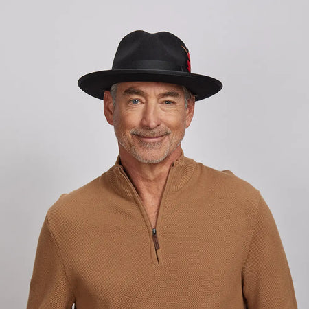 Broadway Mens Felt Fedora Hat – American Hat Makers