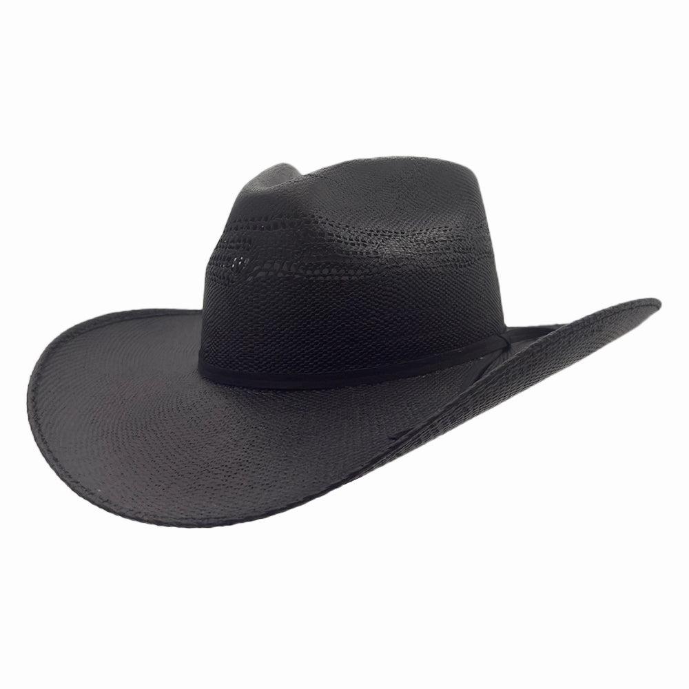 Brody | Mens Western Pinch Front Bangora Straw Cowboy Hat
