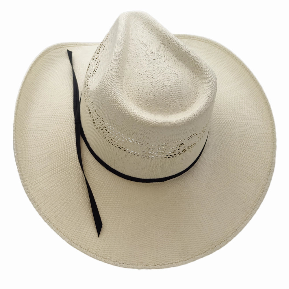 Brody | Mens Western Pinch Front Bangora Straw Cowboy Hat