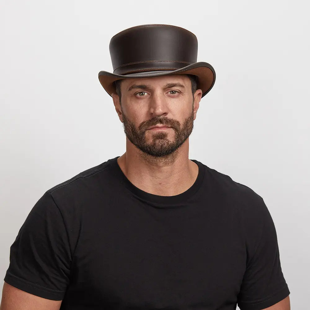 Bromley | Mens Top Hat with Carriage Hat Band