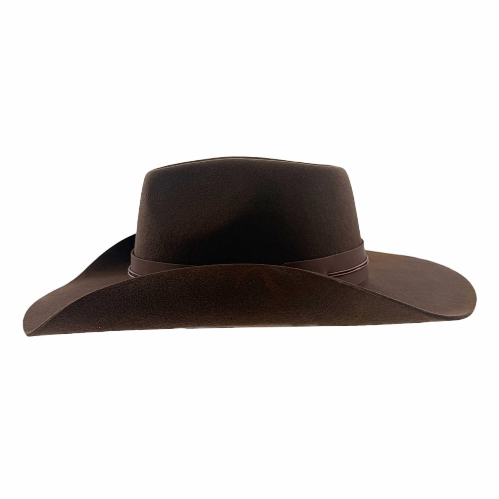 Bronson | Mens Brown Wool Felt Cowboy Hat