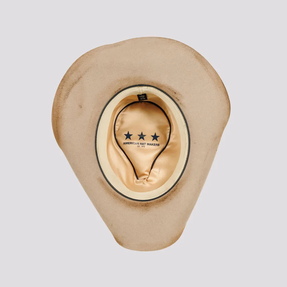 Bronson | Womens Distressed Wool Felt Cowgirl Hat