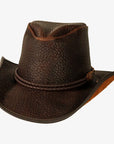 Butte | Womens Brown Western Genuine Leather Cowgirl Hat