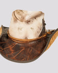 Calamity | Mens Distressed Genuine Leather Cowboy Hat