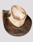 Calamity | Mens Distressed Genuine Leather Cowboy Hat