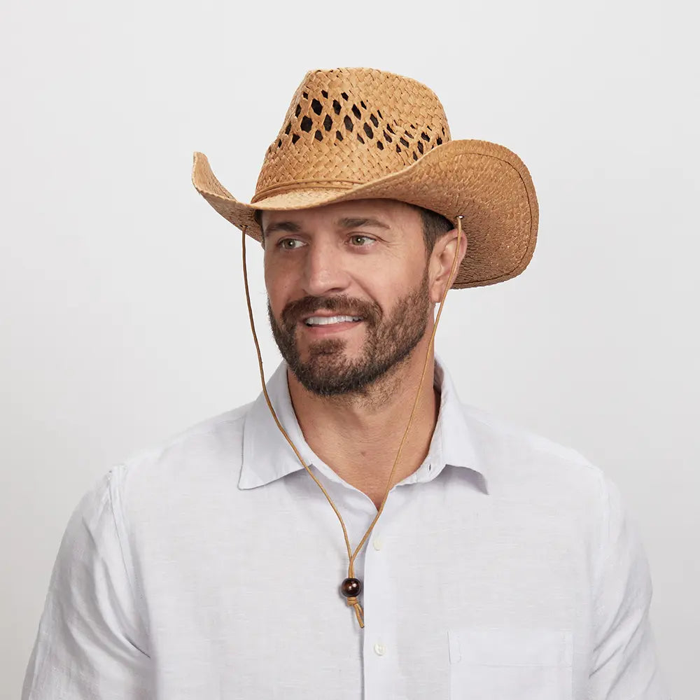 Carly | Mens Straw Cowboy Hat