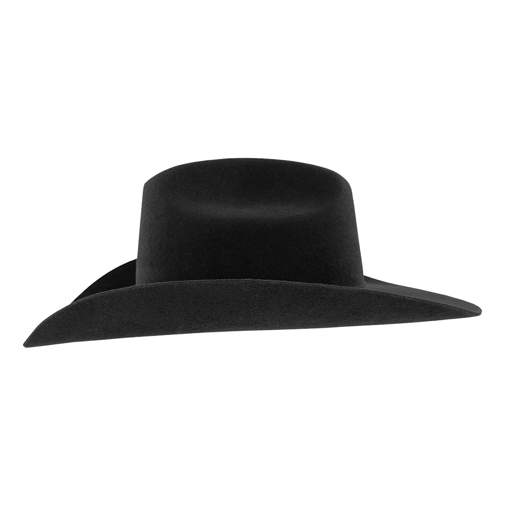 Cattleman | Womens Black Felt Cowgirl Hat