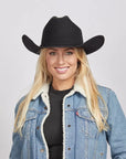 Cattleman Black | Womens Felt Black Cowgirl Hat