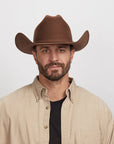 Cattleman Chocolate | Mens Felt Brown Cowboy Hat