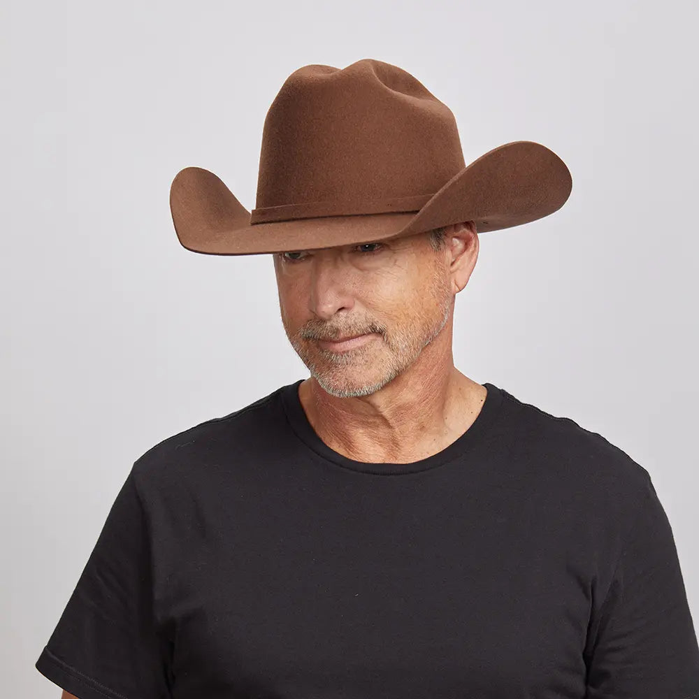 Cattleman Brown | Mens Felt Brown Cowboy Hat