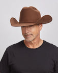 Cattleman Brown | Mens Felt Brown Cowboy Hat