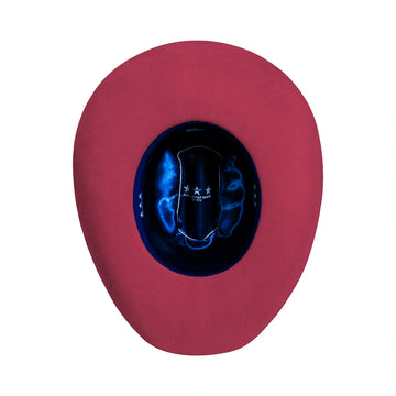 Cattleman | Womens Burgundy Felt Cowgirl Hat
