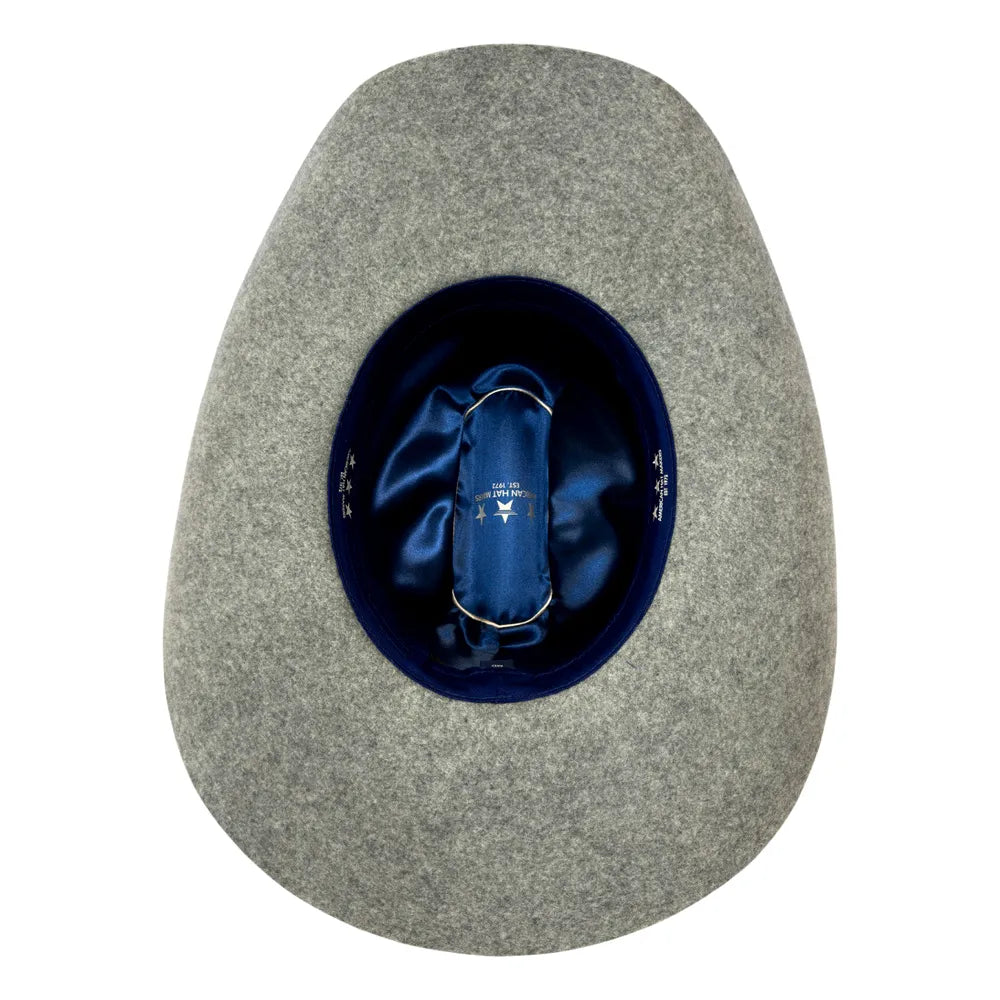 Cattleman | Mens Charcoal Tweed Felt Cowboy Hat