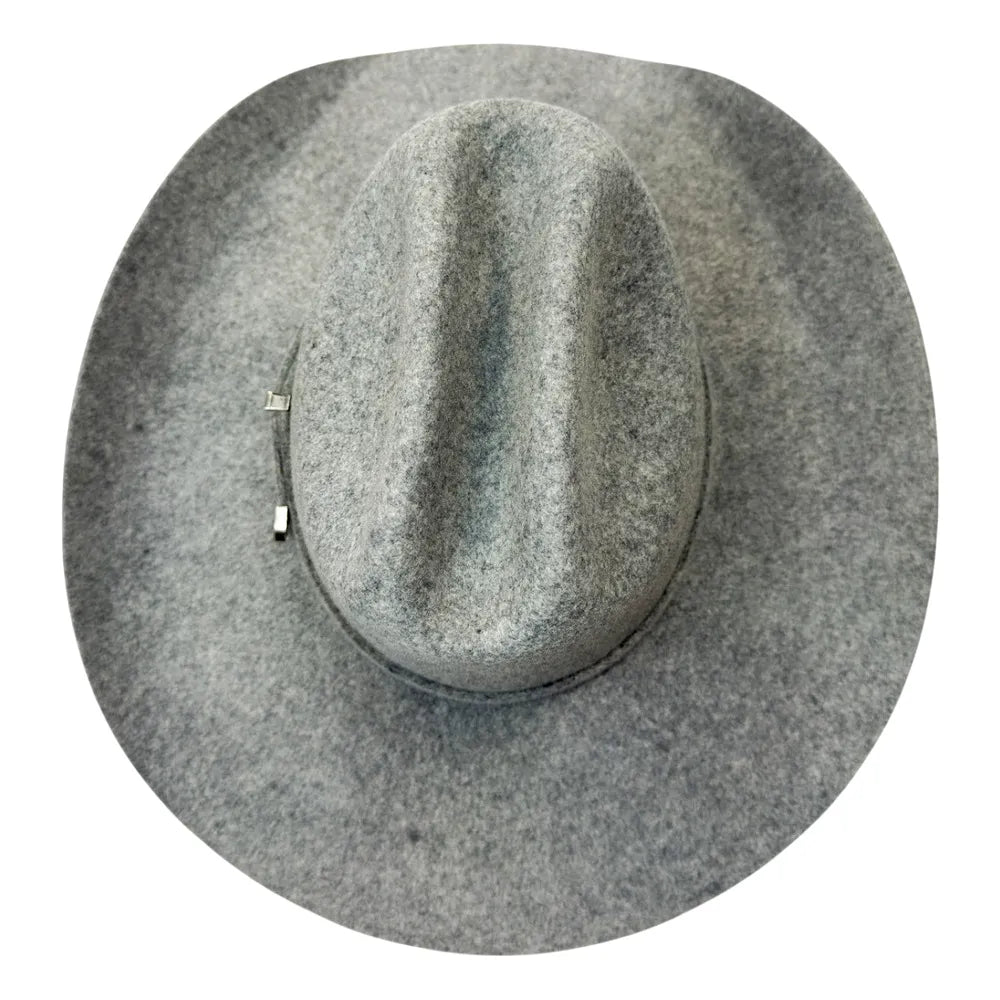 Cattleman | Womens Charcoal Tweed Felt Cowgirl Hat