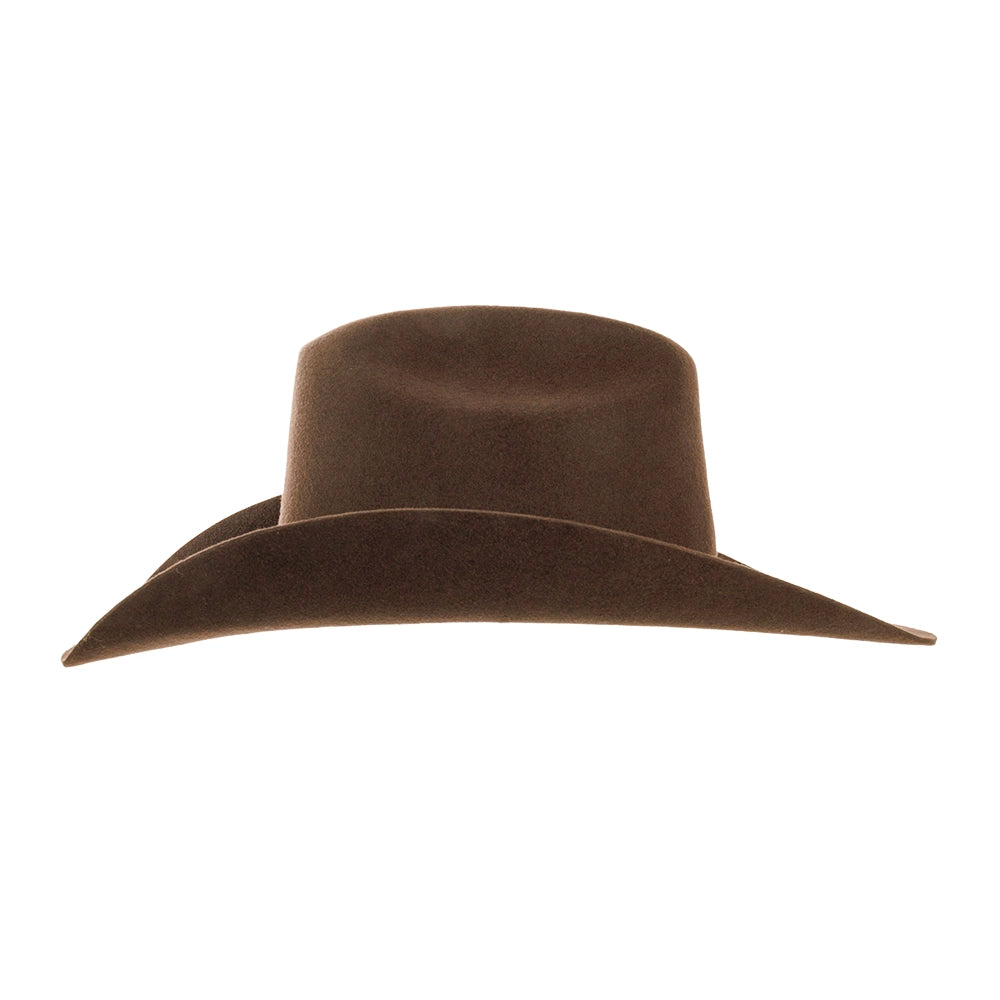 Cattleman | Mens Chocolate Brown Felt Cowboy Hat