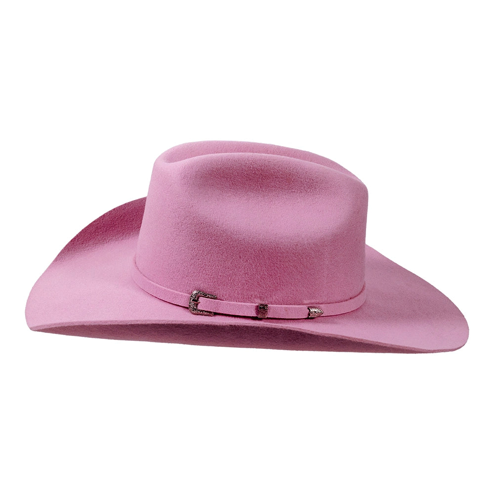Cattleman | Womens Cotton Candy Pink Felt Cowgirl Hat