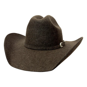 Cattleman | Mens Espresso Tweed Felt Cowboy Hat