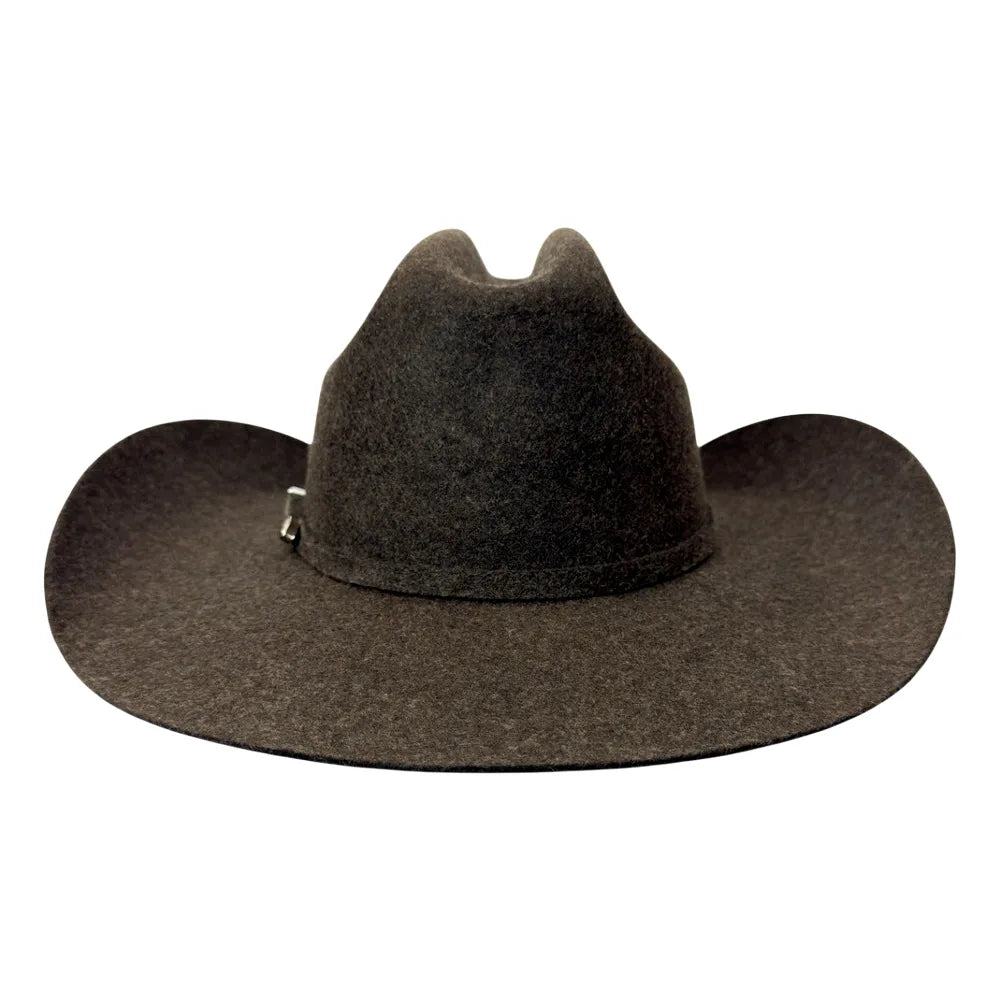 Cattleman | Womens Espresso Tweed Felt Cowgirl Hat