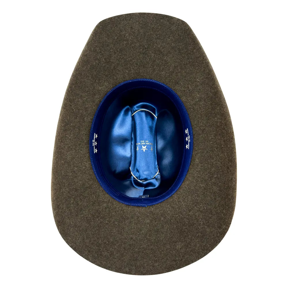 Cattleman | Womens Espresso Tweed Felt Cowgirl Hat