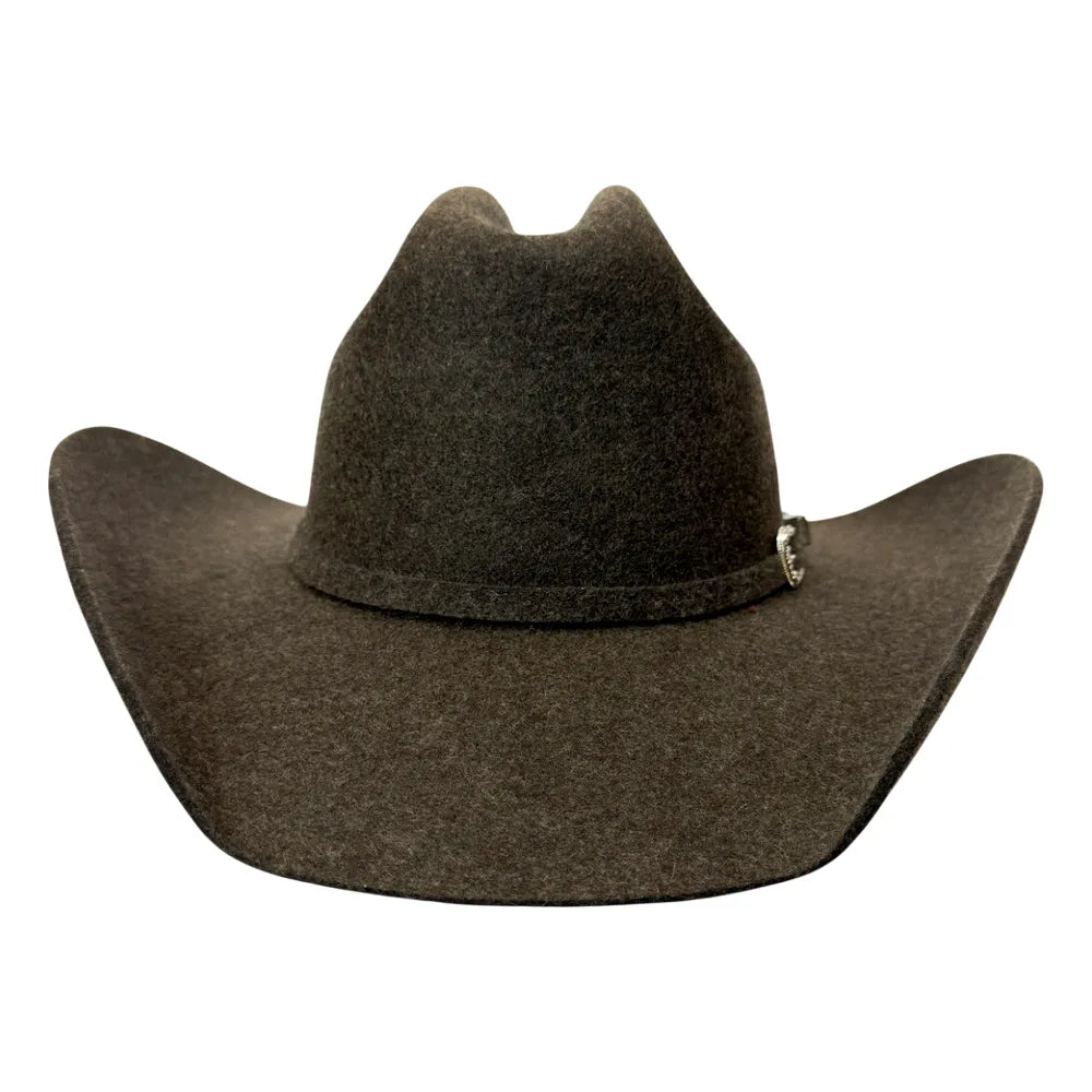 Cattleman | Womens Espresso Tweed Felt Cowgirl Hat