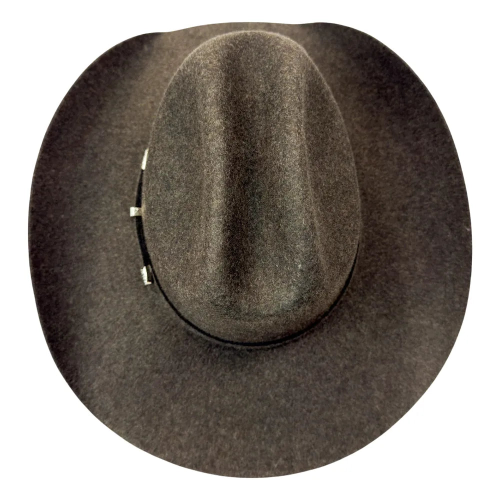 Cattleman | Womens Espresso Tweed Felt Cowgirl Hat