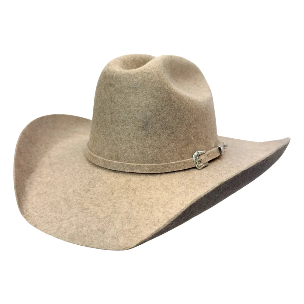 Cattleman | Womens Oatmeal Tweed Felt Cowgirl Hat