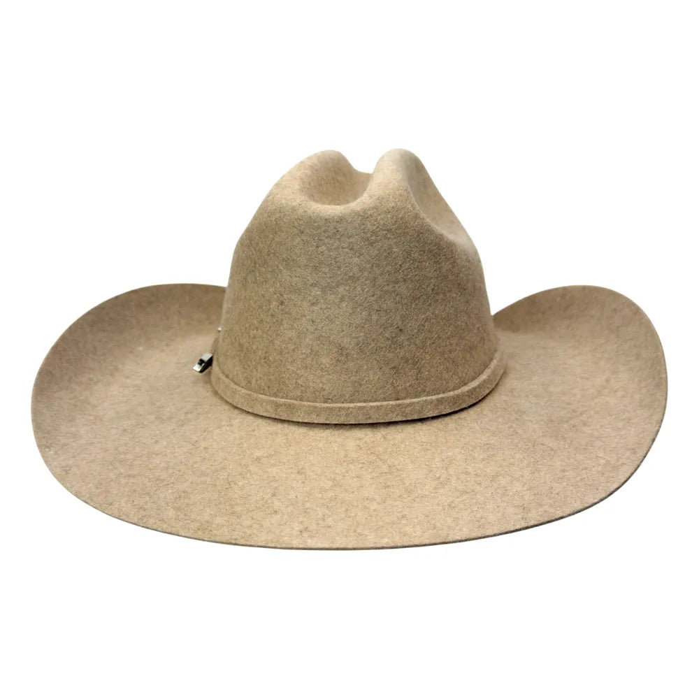 Cattleman | Womens Oatmeal Tweed Felt Cowgirl Hat