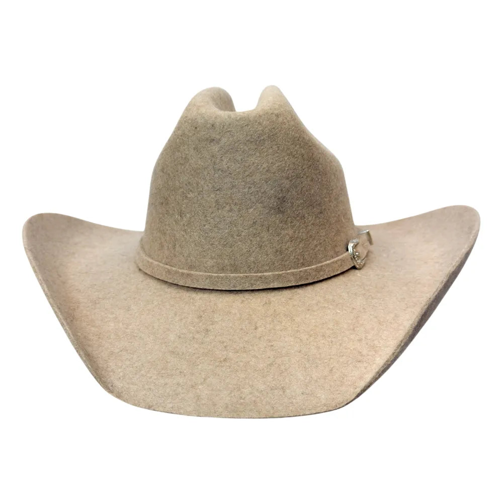 Cattleman | Womens Oatmeal Tweed Felt Cowgirl Hat