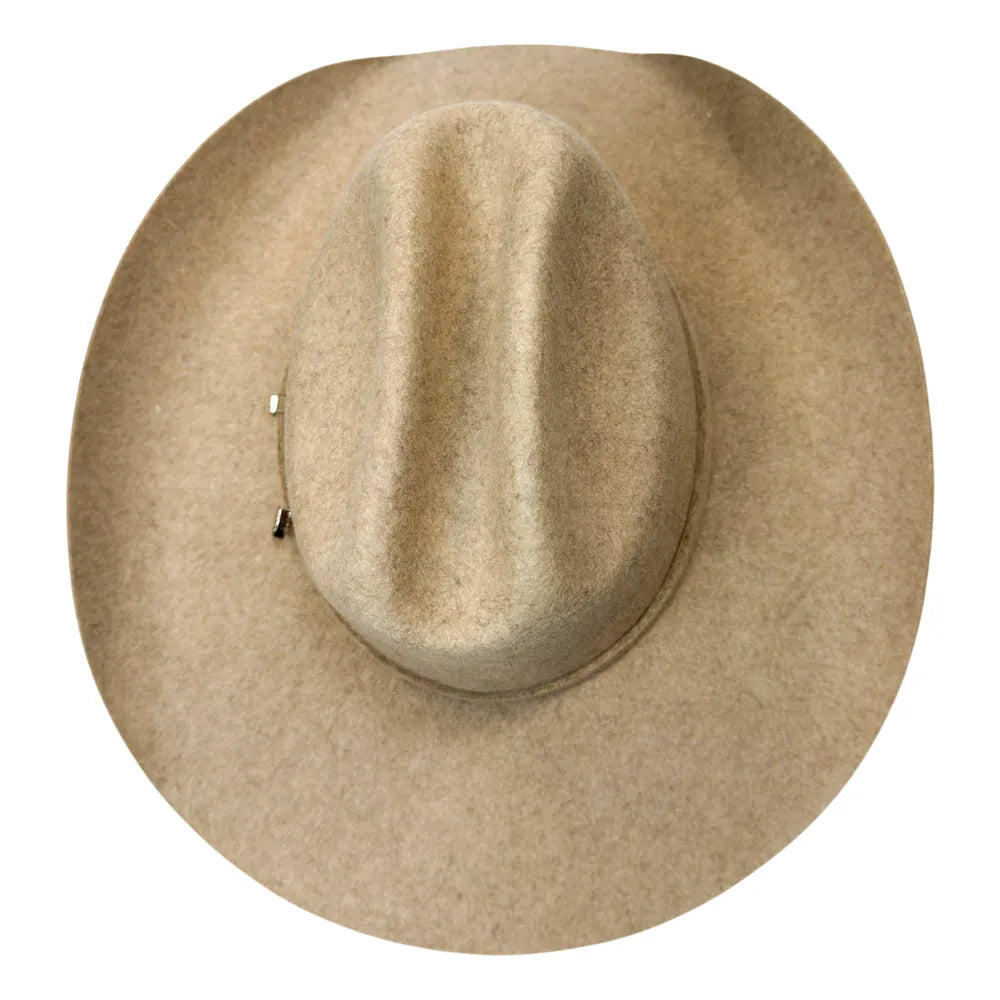 Cattleman | Womens Oatmeal Tweed Felt Cowgirl Hat