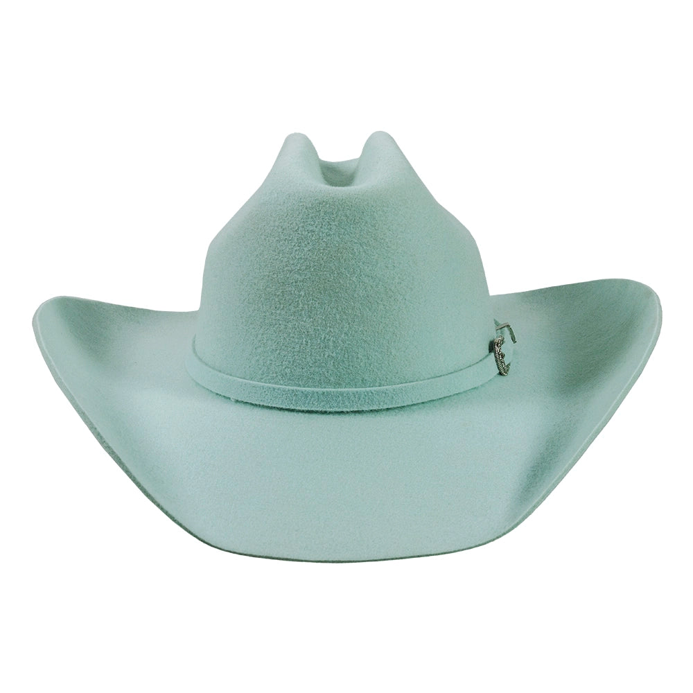 Cattleman | Womens Pastel Green Felt Cowgirl Hat