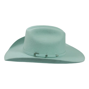 Cattleman | Womens Pastel Green Felt Cowgirl Hat