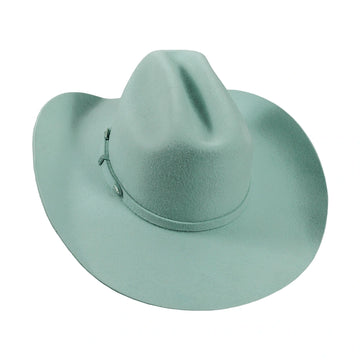 Cattleman | Womens Pastel Green Felt Cowgirl Hat