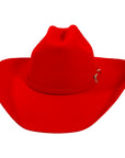Cattleman | Womens Red Felt Cowgirl Hat