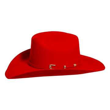 Cattleman | Womens Red Felt Cowgirl Hat