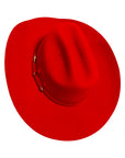 Cattleman | Womens Red Felt Cowgirl Hat