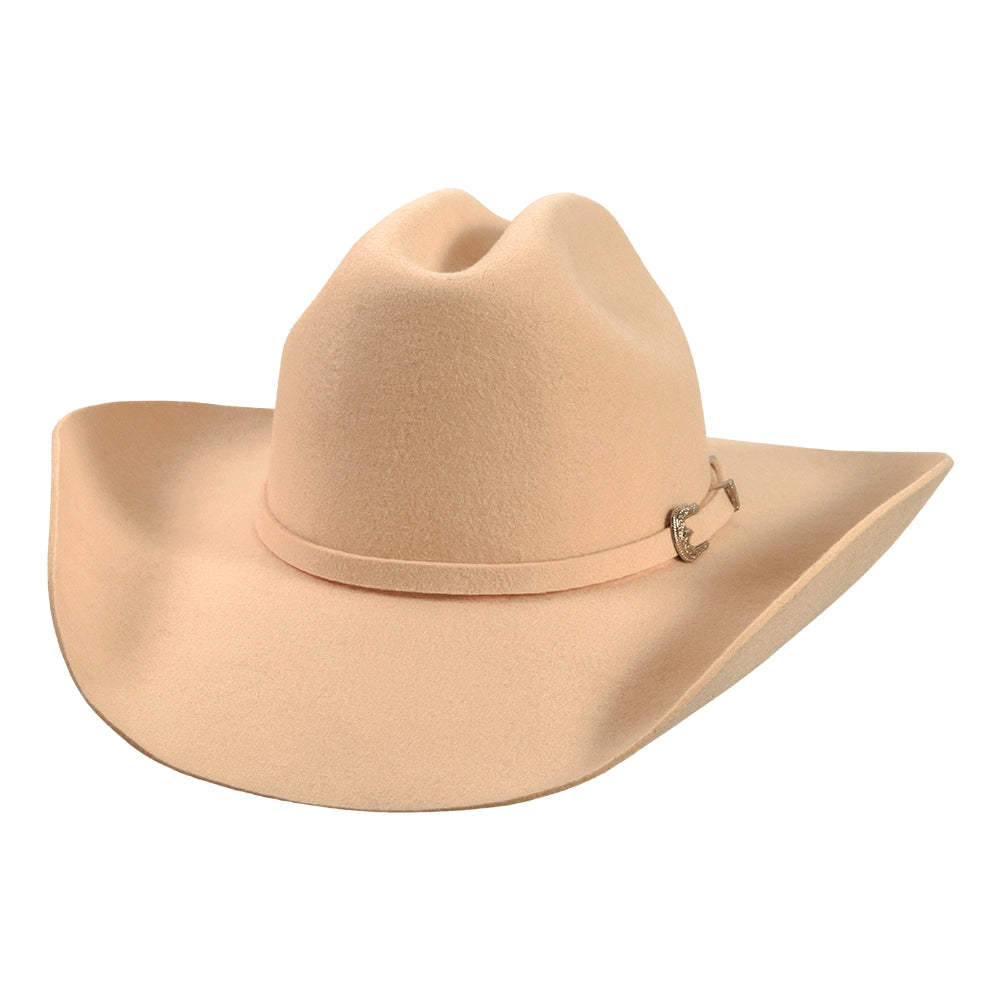 Cattleman | Womens Soft Peach Felt Cowgirl Hat