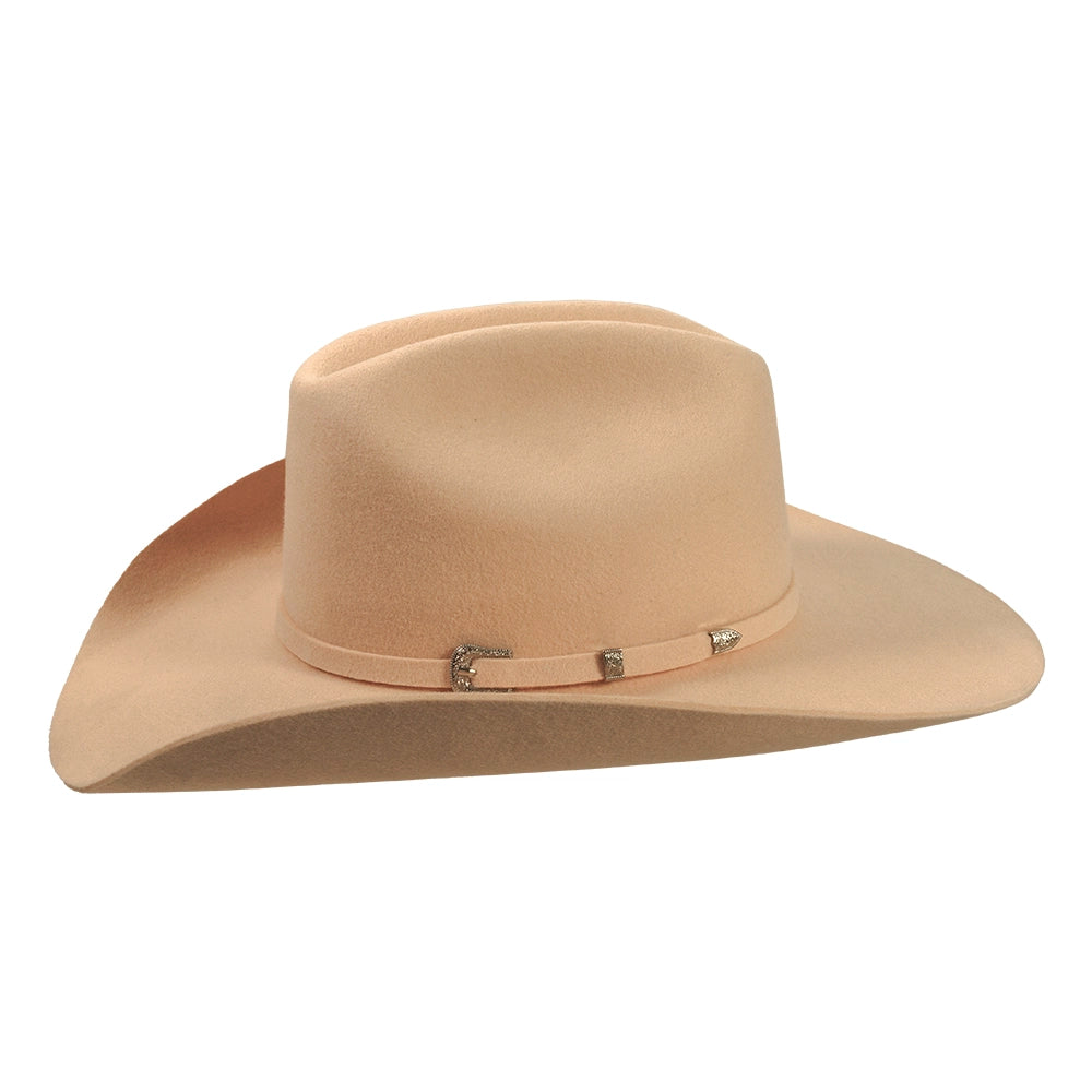 Cattleman | Womens Soft Peach Felt Cowgirl Hat