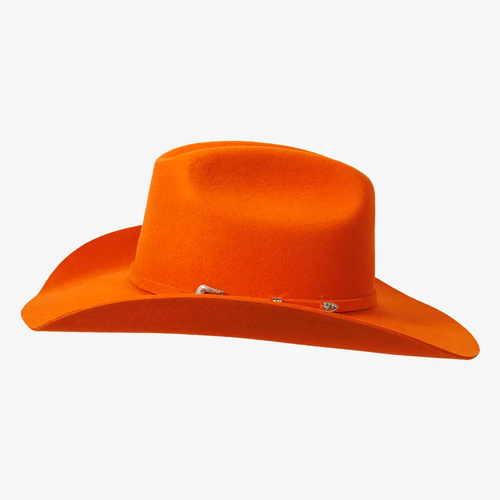 Cattleman | Womens Tangerine Felt Cowgirl Hat